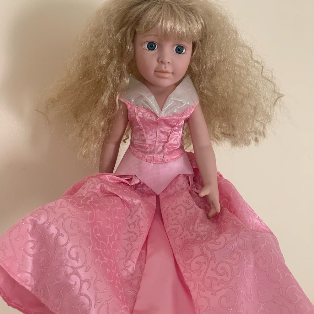 Pink Dress Doll